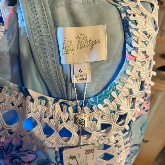 Lilly Pulitzer Mila Shift Bahamas Beachcomber Floral Sleeveless Dress NWT! - Picture 6 of 8